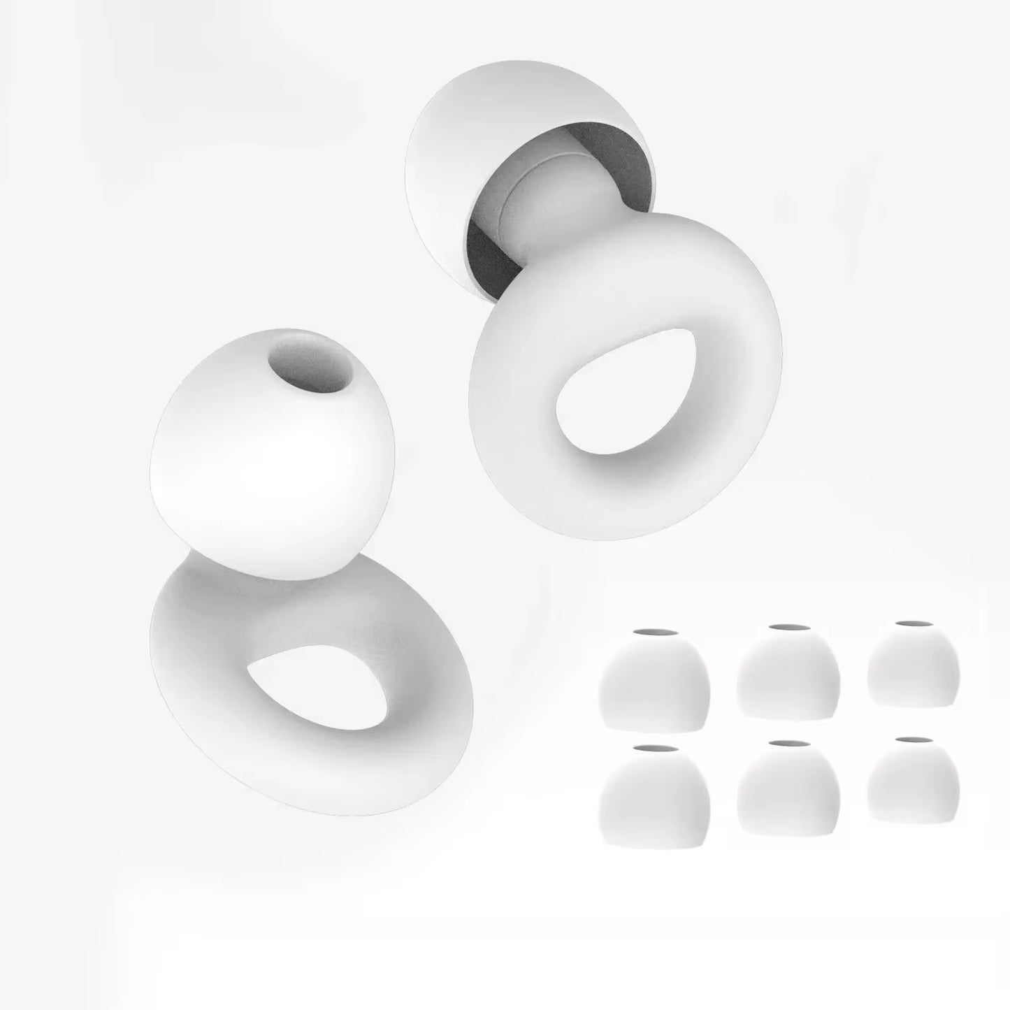 Silicone Earplugs for Swimming Sleep Noise Cancel Noise Reduction-Soundproof Reduce Disturbances -Quality Loop Earplugs