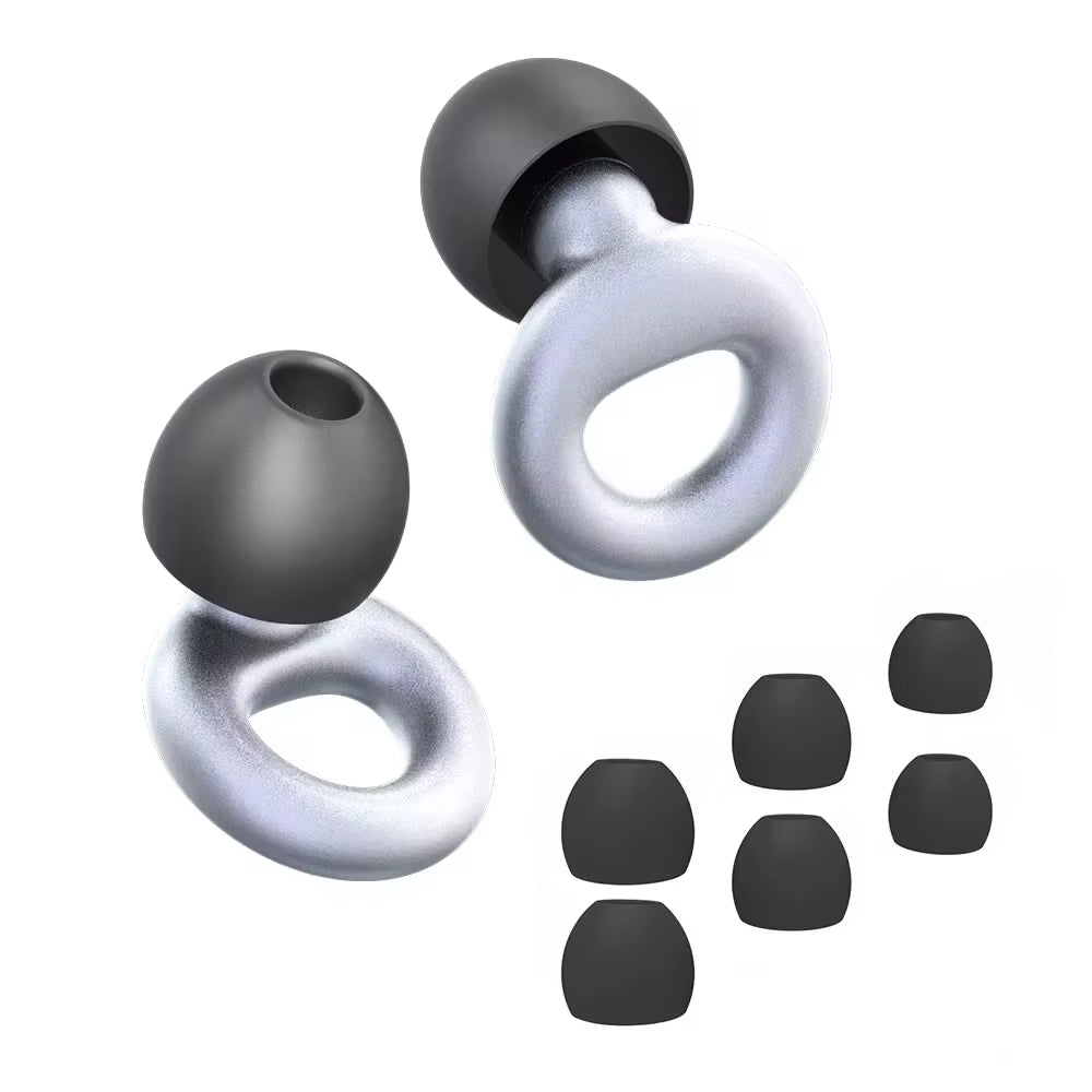 Silicone Earplugs for Swimming Sleep Noise Cancel Noise Reduction-Soundproof Reduce Disturbances -Quality Loop Earplugs