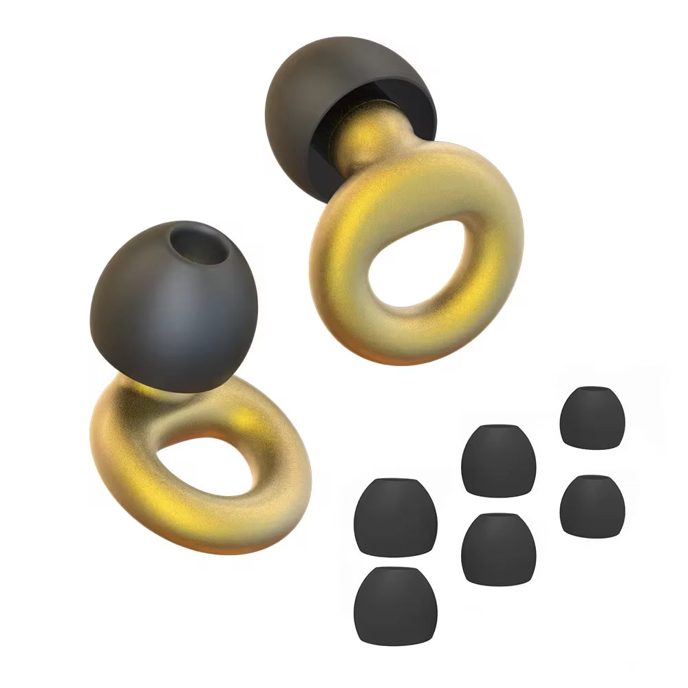 Silicone Earplugs for Swimming Sleep Noise Cancel Noise Reduction-Soundproof Reduce Disturbances -Quality Loop Earplugs